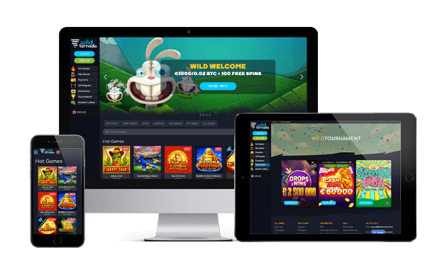 wildtornado casino website screens