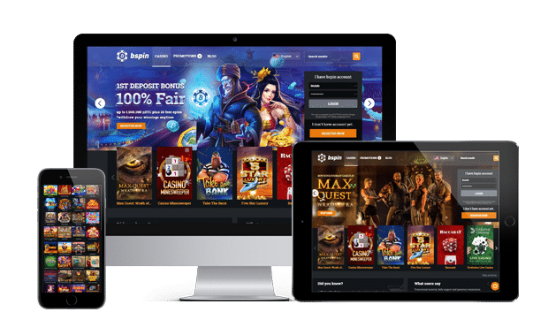 bspin casino website main